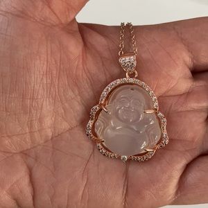 Rose gold Buddha chain
